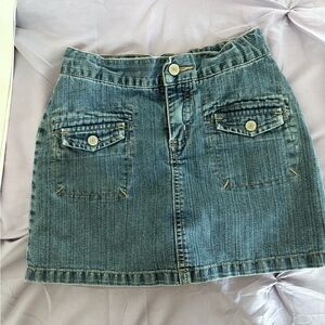 Denim Mini Skirt